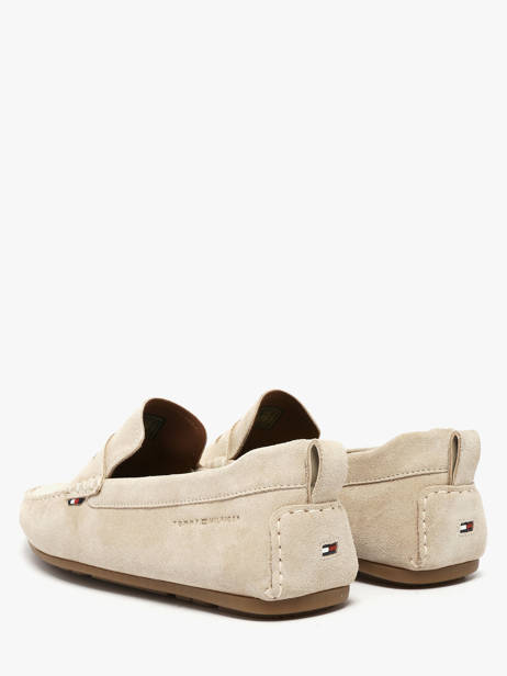 Moccasins In Leather Tommy hilfiger Beige men 5789ACI other view 2
