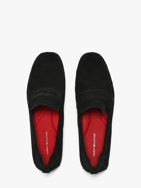 Moccasins In Leather Tommy hilfiger Blue men 5789DW5 other view 3