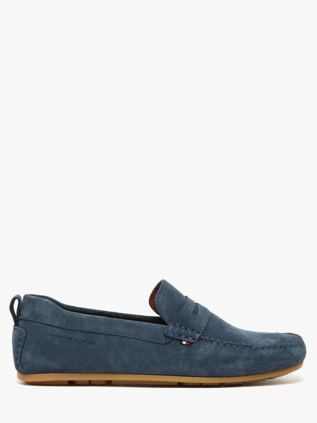 Moccasins In Leather Tommy hilfiger Blue men 5789DBZ