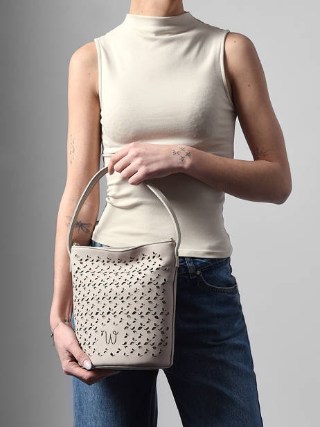 Sac Bandoulière Zamia Woomen Beige zamia WZAM01 vue secondaire 1