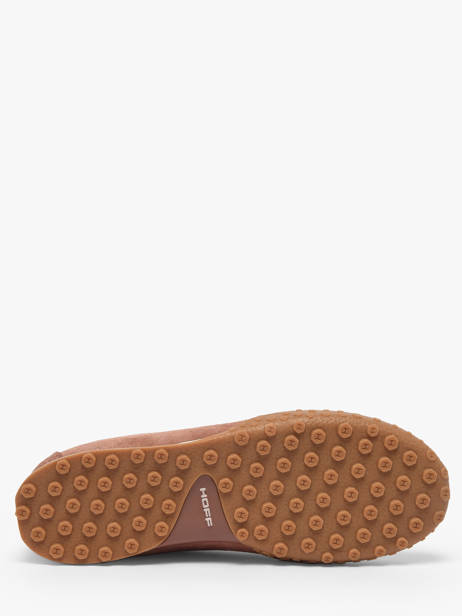 Sneakers In Leather Hoff Brown women 22561023 other view 4