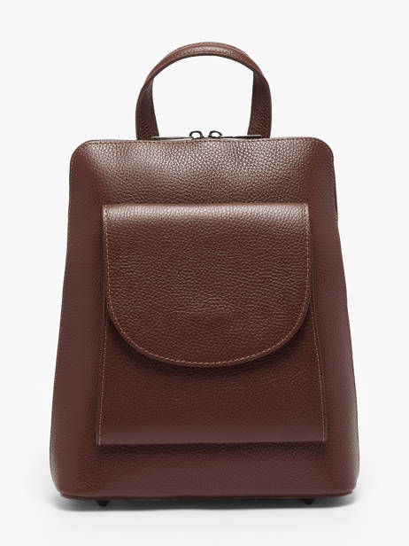 Shoulder Strap Backpack Milano Brown caviar CA240615