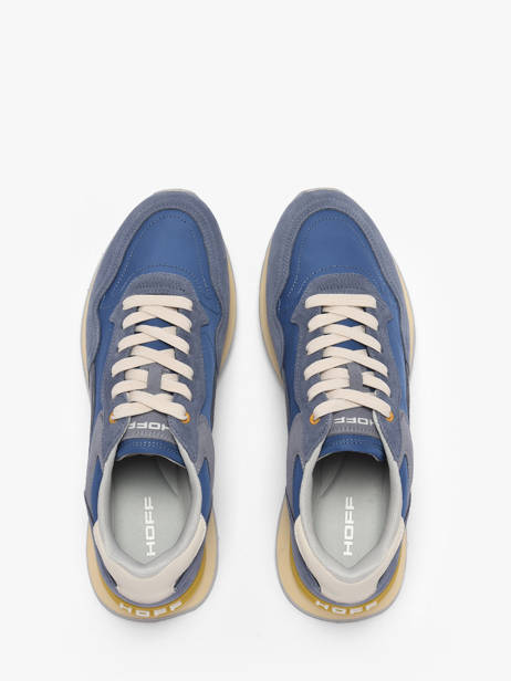 Sneakers In Leather Hoff Blue men 12602011 other view 3