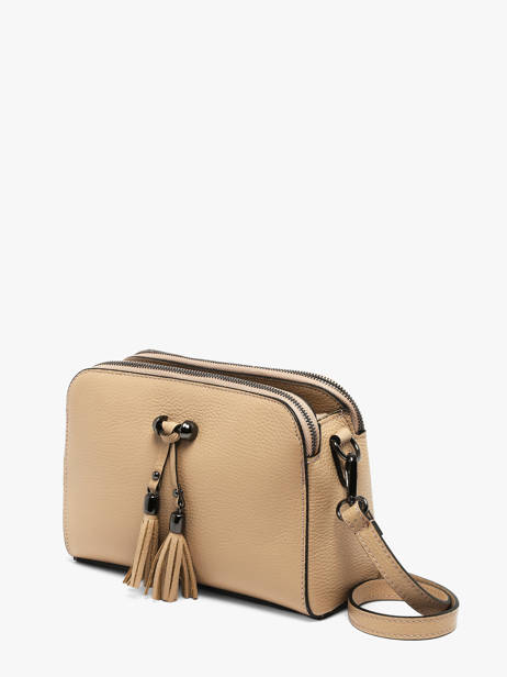 Leather Caviar Crossbody Bag Milano Beige caviar CA21101 other view 2
