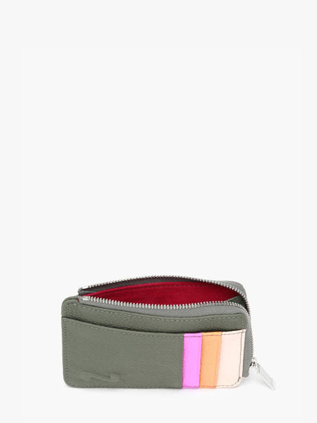 Card Holder Mandala Leather Nathan baume Green mandala M other view 1