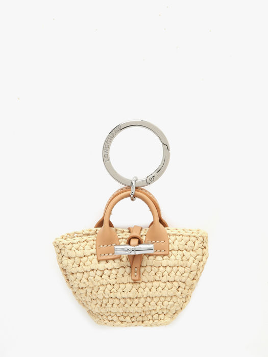 Longchamp Le roseau raphia Key rings Beige