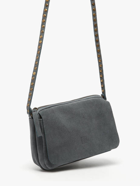 Sac Bandoulière Leather Biba Bleu leather BET12L vue secondaire 2