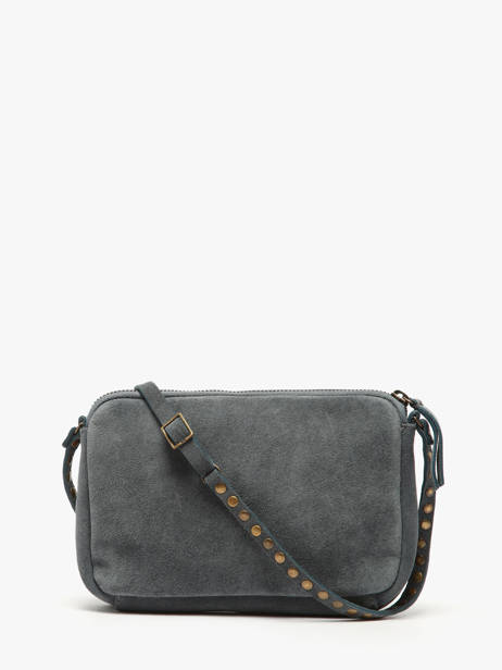 Sac Bandoulière Leather Biba Bleu leather BET12L vue secondaire 4