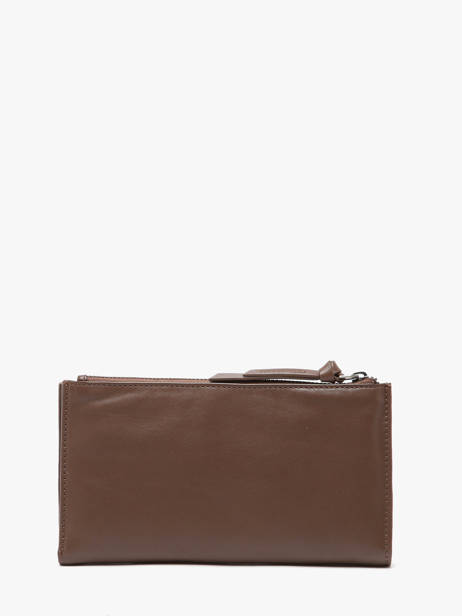 Wallet Leather Biba Brown wallet VAW2L other view 2