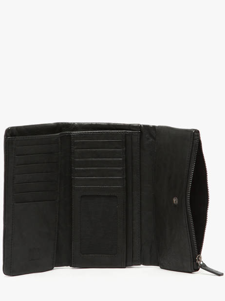Wallet Leather Biba Black wallet TOT2L other view 1