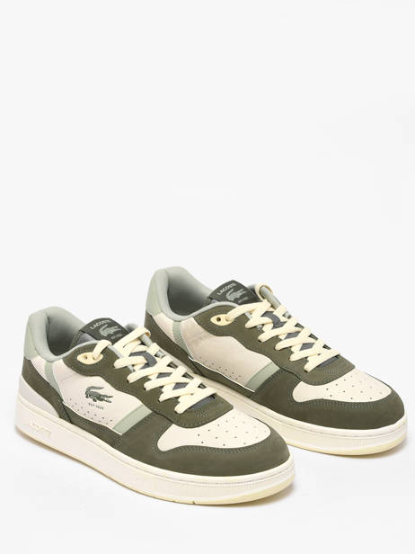 Sneakers In Leather Lacoste Green men 1SMA0100 other view 1