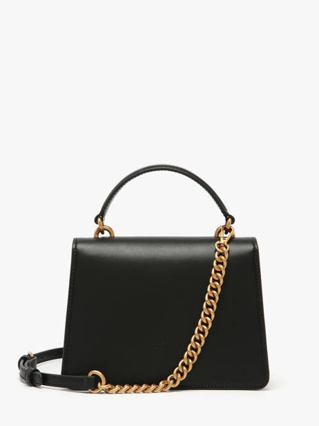 Satchel Love Bag Icon Leather Pinko Black love bag icon A0F1 other view 5