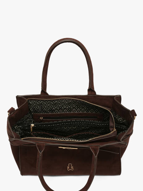 Satchel Buckle Lulu castagnette Brown buckle D other view 3