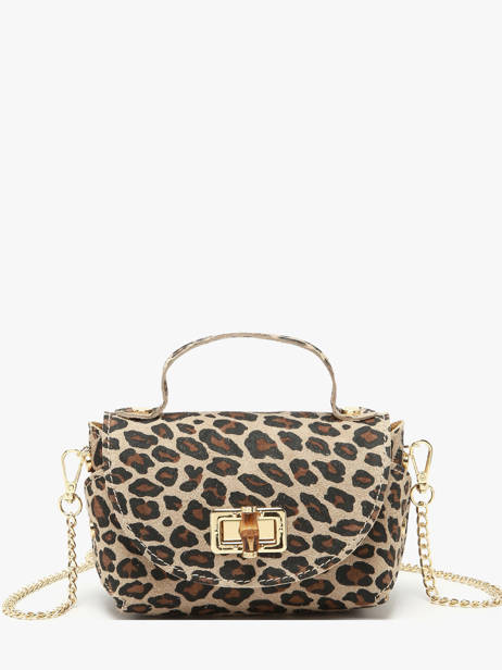 Crossbody Bag Velvet Leopardo Milano Multicolor velvet leopardo VL24117