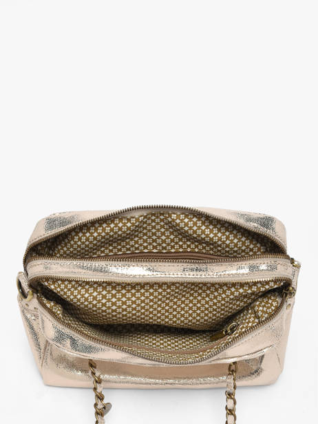 Shoulder Bag Vintage Leather Mila louise Blue vintage 3889RX other view 3