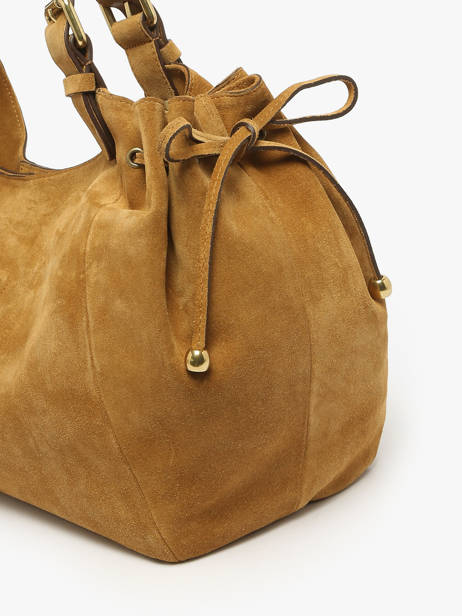 Shoulder Bag Chiara Leather Gerard darel Yellow chiara DDS84407 other view 5