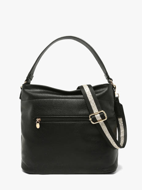 Shoulder Bag Soft Lulu castagnette Black soft AISSAM other view 4
