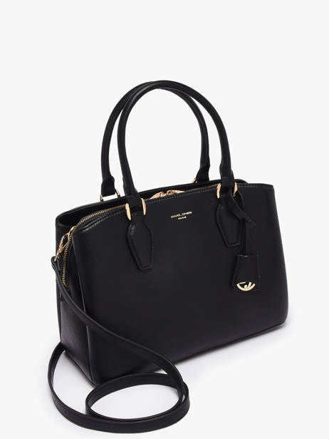 Satchel Dune Polyurethane David jones Black dune CM7252 other view 2