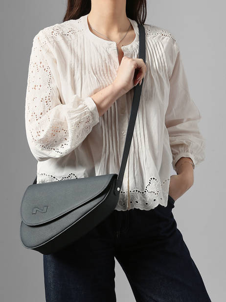 Leather Sunny Crossbody Bag Nathan baume Blue n city 6 other view 1