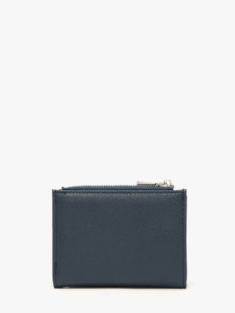 Coin Purse With Card Holder Saffiano Miniprix Blue saffiano F5012 other view 3
