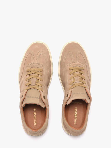 Sneakers Quadra En Cuir Redskins Beige men QUADRA vue secondaire 3