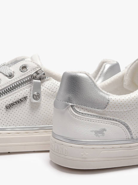 Sneakers Mustang White women M0032006 other view 2