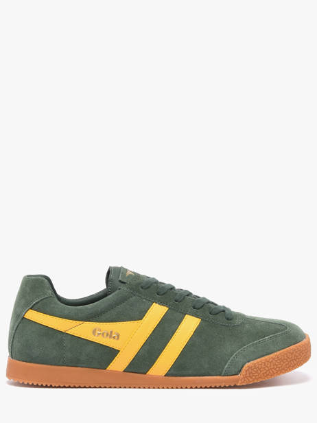 Sneakers In Leather Gola Green men CMA192NI