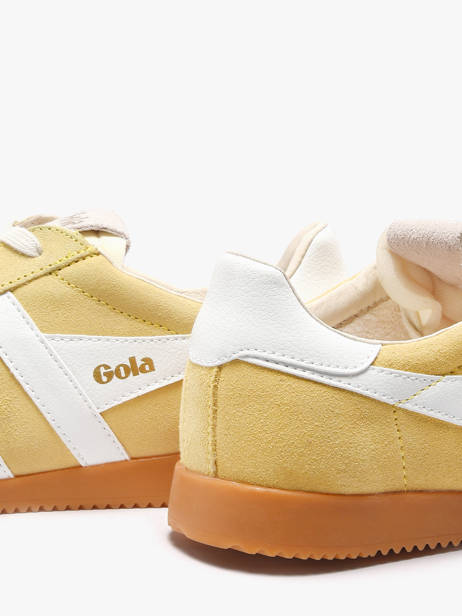 Sneakers In Leather Gola Yellow women CLB538YA other view 2