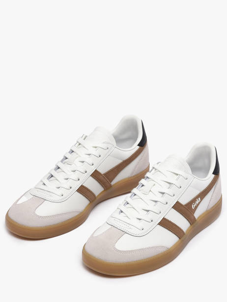 Sneakers In Leather Gola White men CMB744AW other view 1