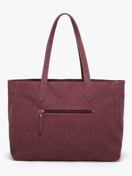 A4 Size Shoulder Bag Eyelet Torrow Violet eyelet TEYE01 other view 3