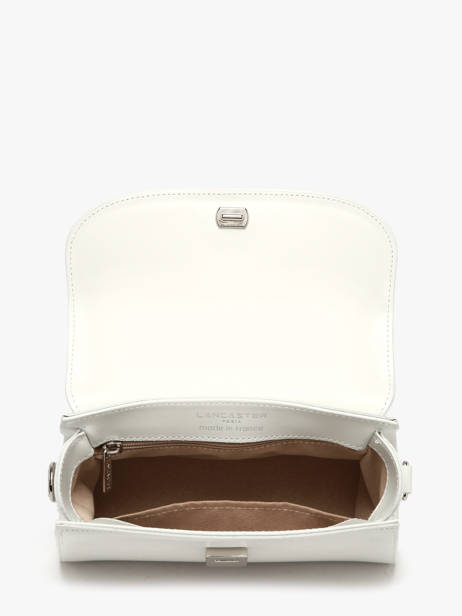 Small Leather Suave Crossbody Bag Lancaster White suave even 16 other view 2