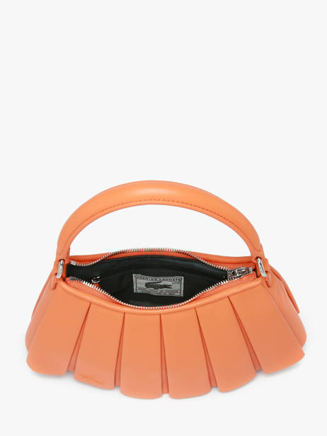 Shoulder Bag Lenglen Leather Lacoste Orange lenglen NU5011DP other view 2