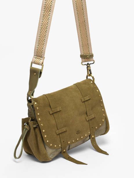 Shoulder Bag Vintage Leather Mila louise Silver vintage 3861XVC other view 2