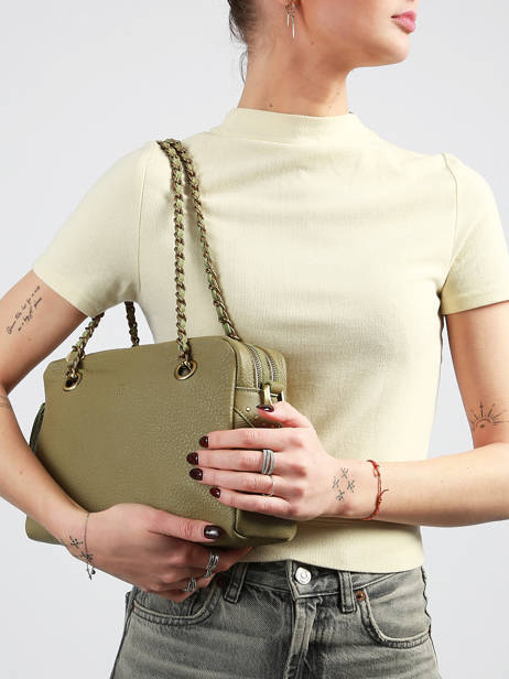 Shoulder Bag Vintage Leather Mila louise Silver vintage 3889C1 other view 1