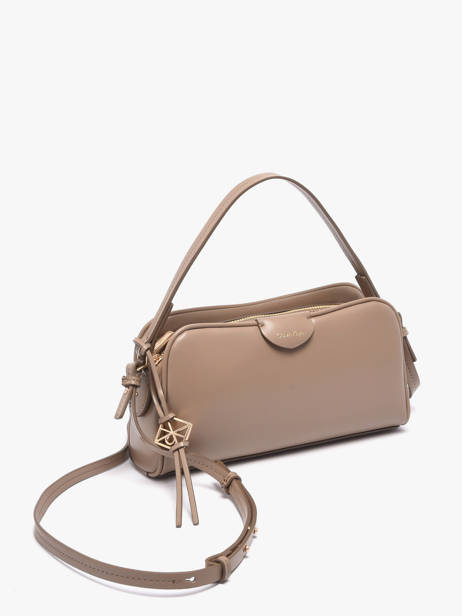 Crossbody Bag Emblem Trio Polyurethane Calvin klein jeans Beige emblem trio 4F3370G other view 1