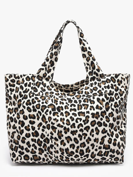 Shoulder Bag Leopard Cotton Miniprix White leopard L other view 3