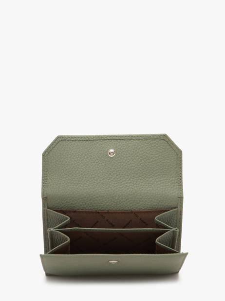 Leather Original N Wallet 2 Compartments Nathan baume Green original n 413N other view 2