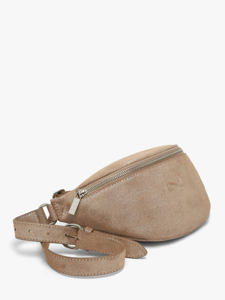 Leather Small Derby Glitter Belt Bag Nathan baume Brown n city 25GT other view 2