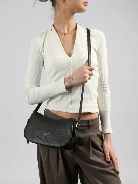 Shoulder Bag Dune Leather Lancaster Black dune 94 other view 1