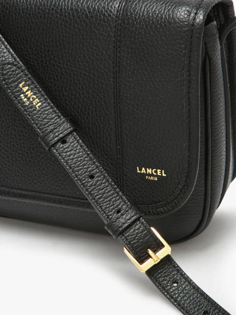Medium Leather Victoire Crossbody Bag Lancel Black victoire A13992 other view 3
