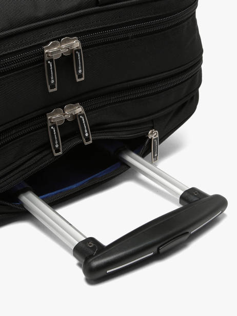 Pilot Case On Wheels Snowball Black business 68145 other view 1