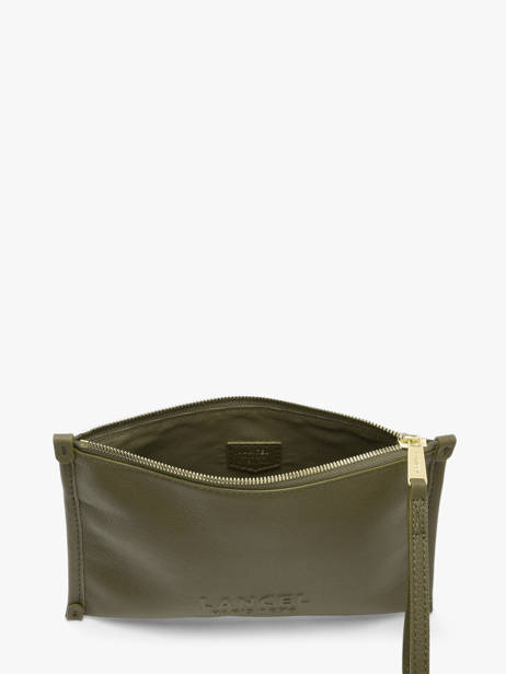 Leather Jour Pouch Lancel Green jour A13174 other view 2