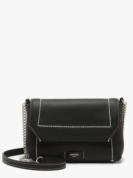 Leather Ninon Soft Crossbody Bag Lancel Black ninon A14030