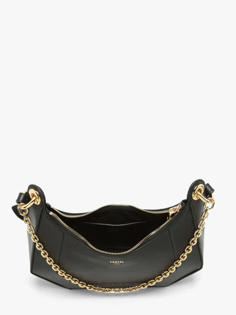 Shoulder Bag Croisette Leather Lancel Black croisette A13987 other view 4