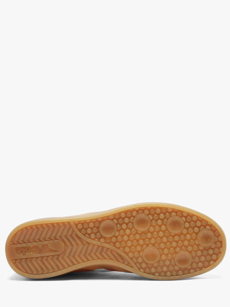 Sneakers In Leather Gola Orange men CMB735UH other view 5