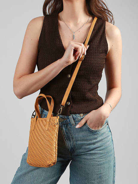 Crossbody Bag Tresse Miniprix Yellow tresse 6683 other view 1