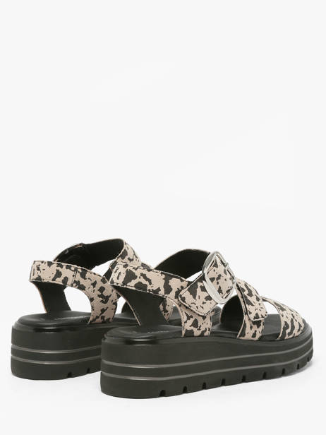 Sandals In Leather Remonte Beige women 60 other view 2