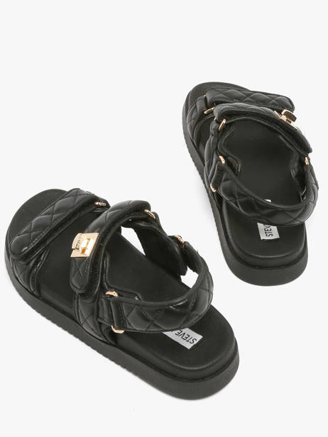 Sandals In Leather Steve madden Black women 11003792 other view 2
