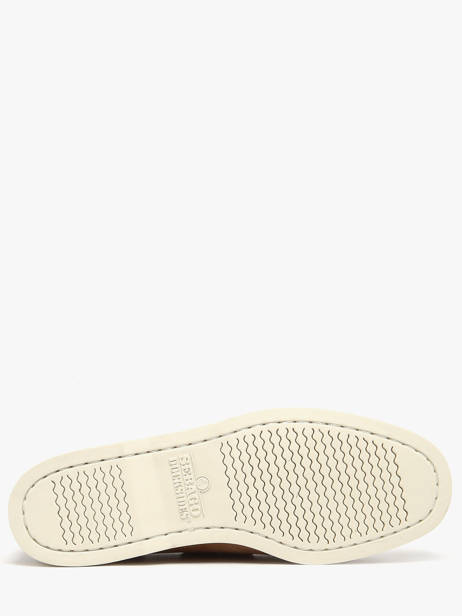 Boat Shoes In Leather Sebago Brown men 7000GA0 other view 5