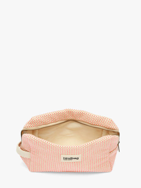 Toiletry Kit Hindbag Pink tressage TS other view 1